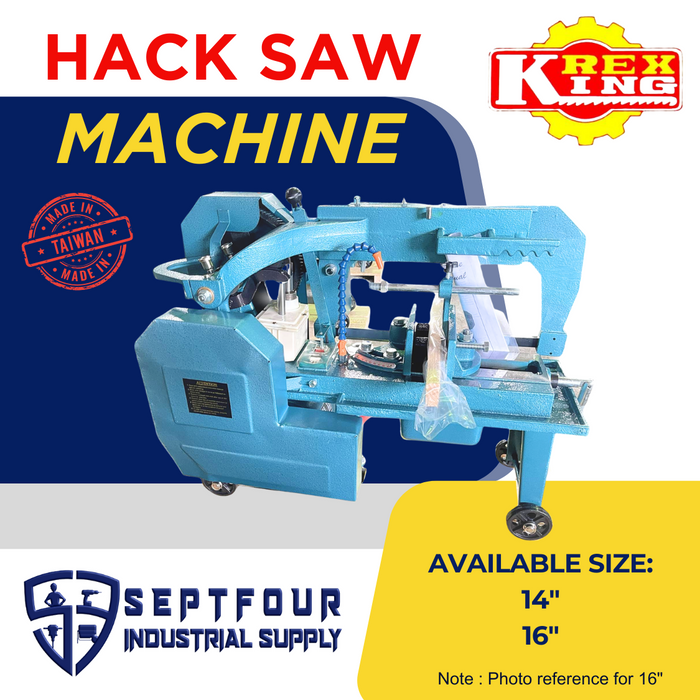 Kingrex 14" / 16” Hacksaw Machine (Made in Taiwan)