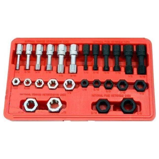 Licota 26pcs. Master Rethreader Tap & Die Kit (SAE)  ATH-7022