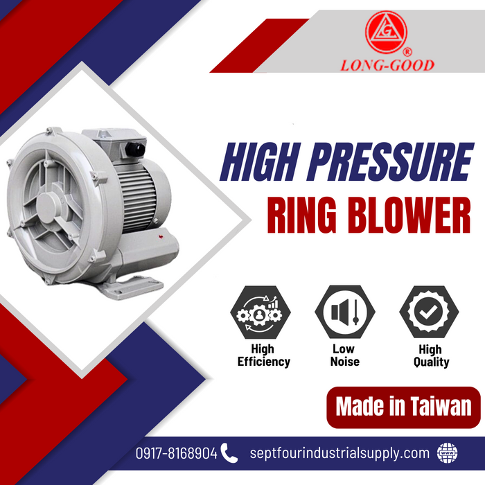 LONG-GOOD High Pressure Ring Blower/Air Pump -  Made in Taiwan