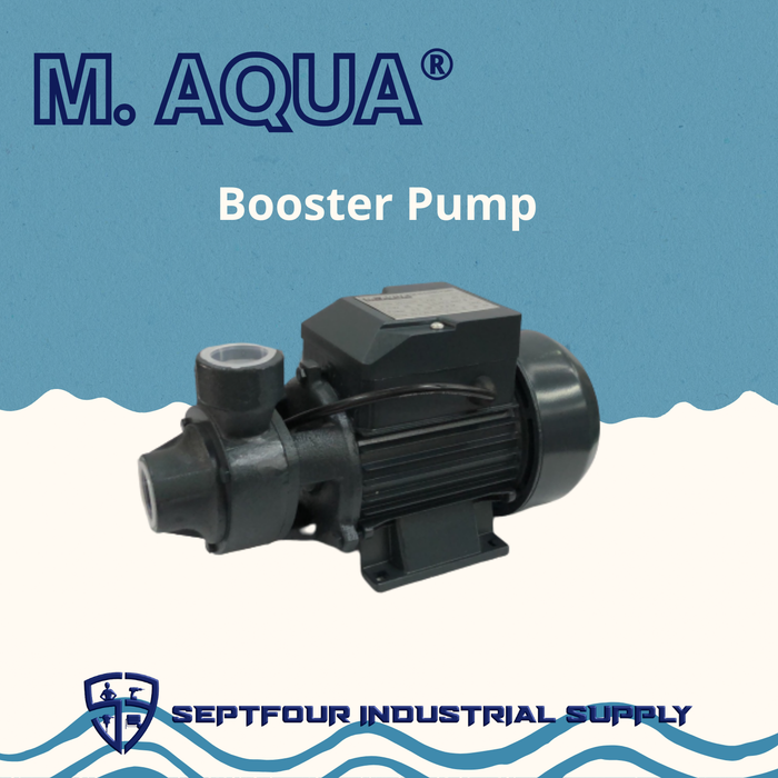 M. Aqua 1/2HP JET Waterpump with Horizontal Bladder/Butyl Rubber Diaphragm Tank (SET)