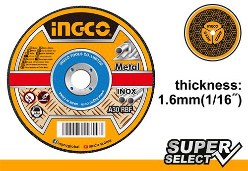 Ingco 7" Abrasive Metal Cutting Disc MCD161801