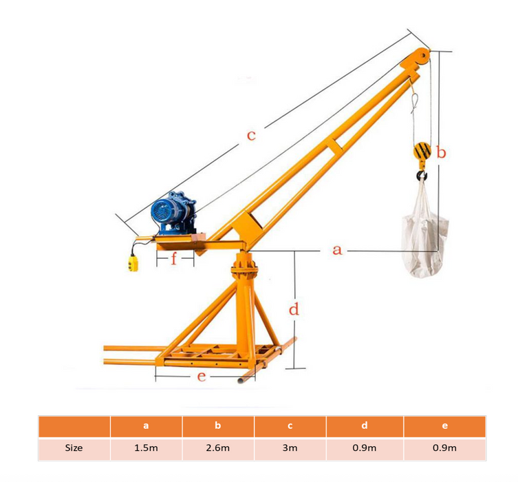 Meiho Electric Crane with Winch