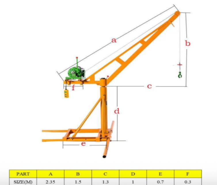 Meiho Electric Crane with Winch