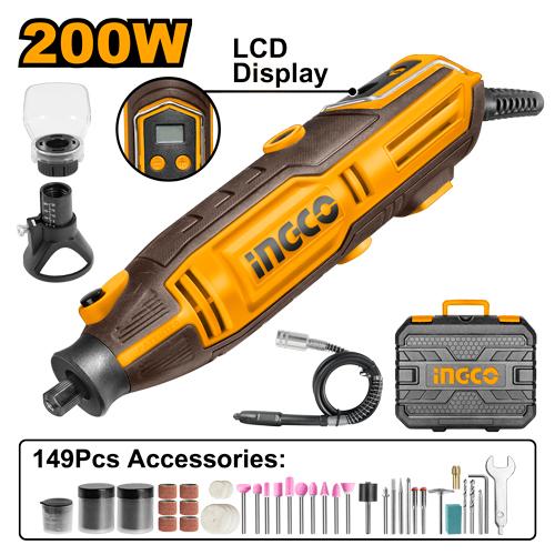 Ingco 200W Mini Die Grinder MG2008P