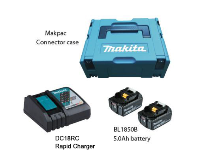 Makita 5.0Ah Makpac Power Source Kit MKP1RT182