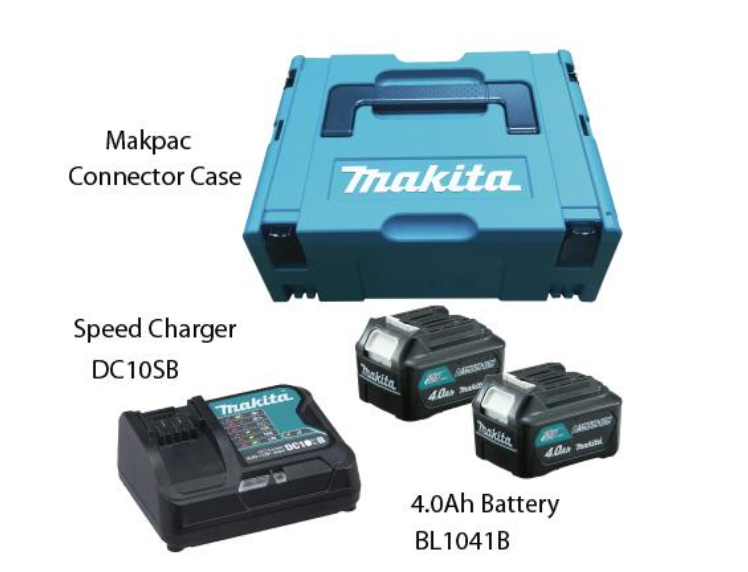 Makita 4.0Ah Makpac Power Source Kit MKP1SM122