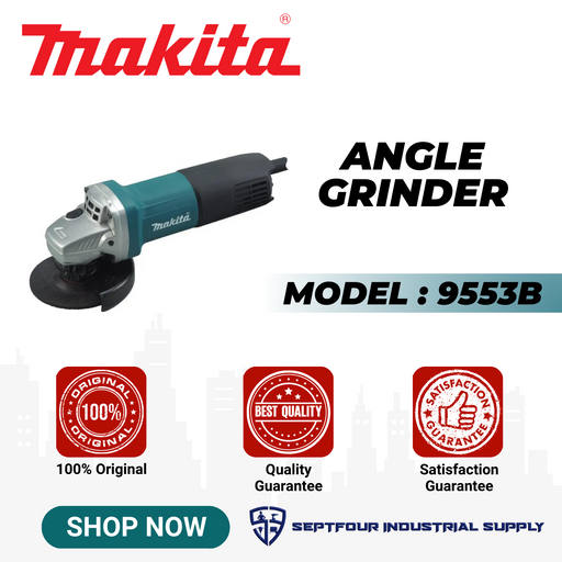 Makita 4 Angle Grinder 9553B SEPTFOUR INDUSTRIAL SUPPLY
