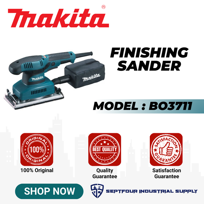 Makita 3-5/8" X 7-1/4" Finishing Sander BO3711
