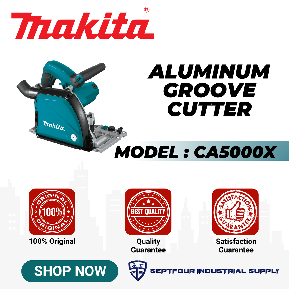 Makita Aluminum Groove Cutter CA5000X — SEPTFOUR INDUSTRIAL SUPPLY