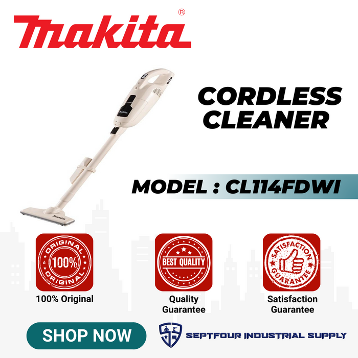 Makita 12Vmax Cordless Cleaner CL114FDWI