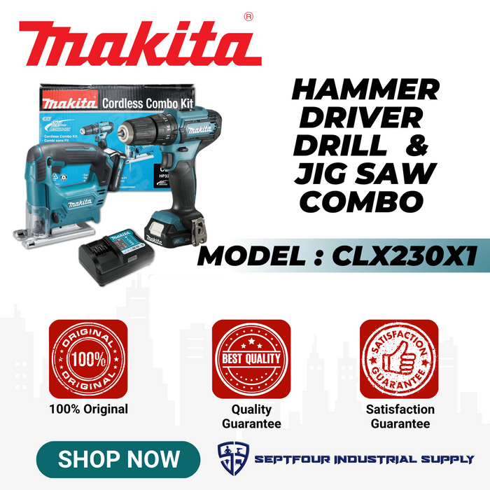 Makita 12Vmax CXT Combo Kit CLX230X1