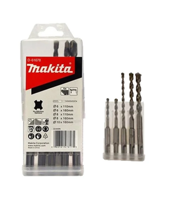 Makita 5pcs TCT Drill Bit Set SDS-plus   D-61678