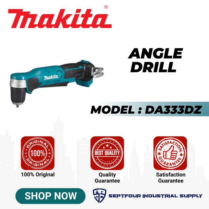 Makita 10mm 3/8" Cordless Angle Drill DA333DZ