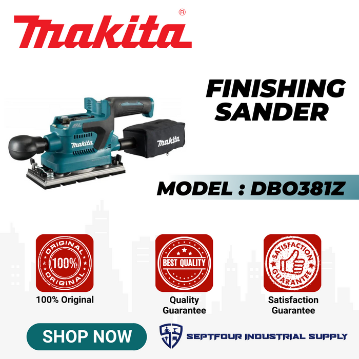 Makita 18V Cordless Finishing Sander DBO381Z