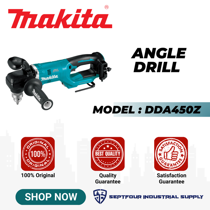Makita 13mm ( 1/2") cordless Angle Drill DDA450Z