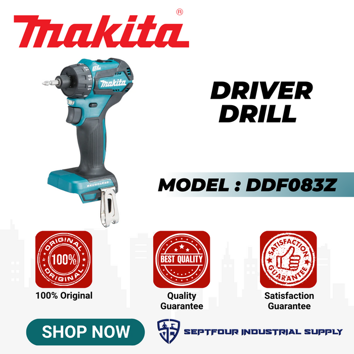 Makita 1/4" Hex Shank Cordless Driver Drill DDF083Z