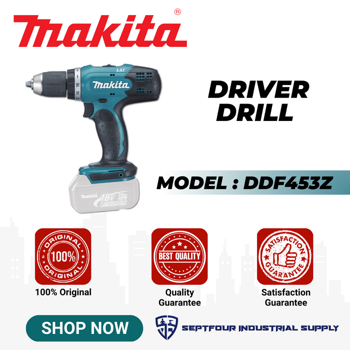 Makita 13mm ( 1/2") Cordless Driver Drill DDF453Z
