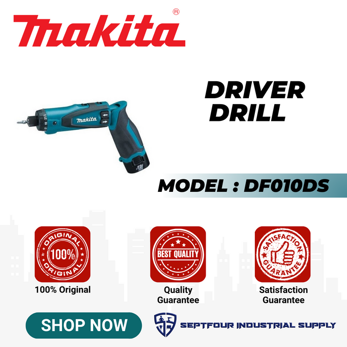 Makita 7.2V Cordless Screwdriver DF010DS