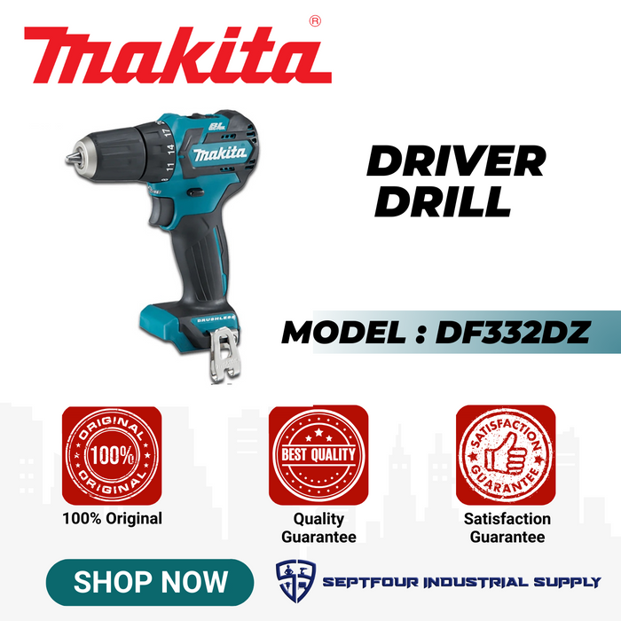 Makita 10mm (3/8") Cordless Driver Drill DF332DZ