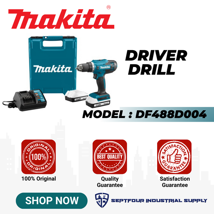 Makita 13mm ( 1/2")  Cordless Driver Drill DF4888D004