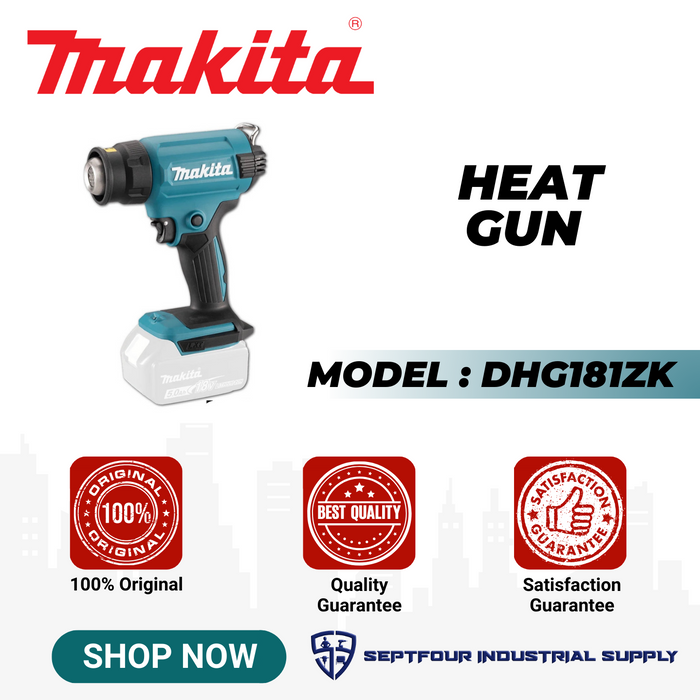 Makita 18V Cordless Heat Gun DHG181ZK