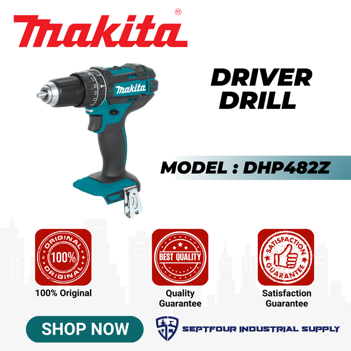 Makita 1/2" Cordless Hammer Driver Drill DHP482Z