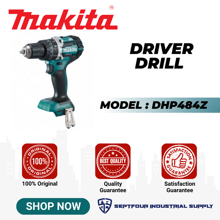 Makita 1/2" Cordless Hammer Driver Drill DHP484Z