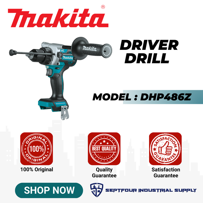 Makita 13mm (1/2") Cordless Hammer Driver Drill DHP486Z
