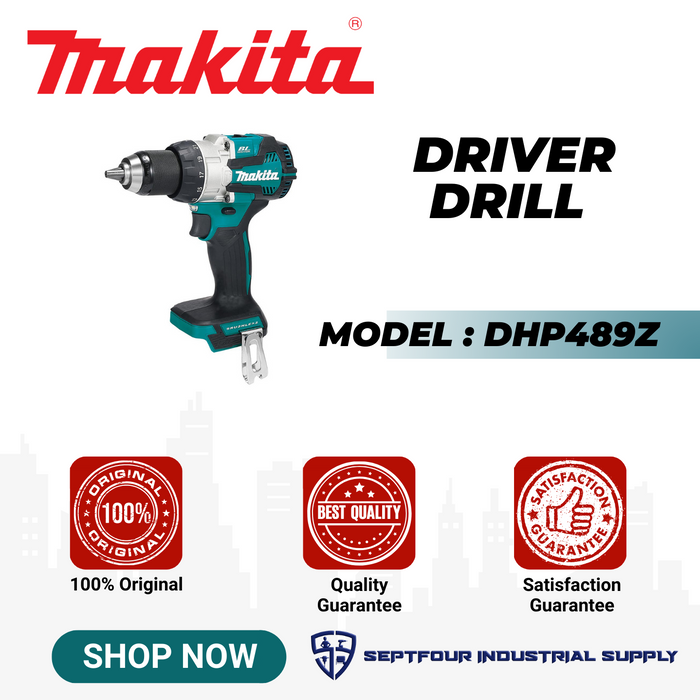 Makita 13mm ( 1/2") Cordless Hammer Driver Drill DHP489Z