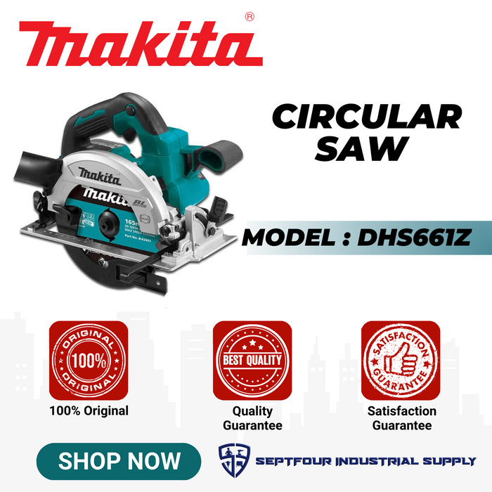 Makita 6-1/2" Cordless Circular Saw DHS661Z