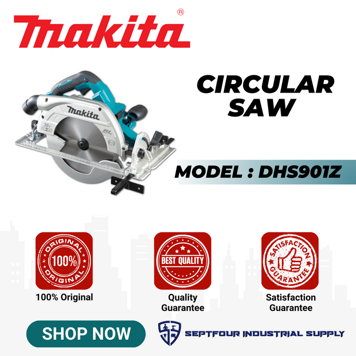 Makita 235mm ( 9 1/4") Cordless Circular Saw DHS901Z