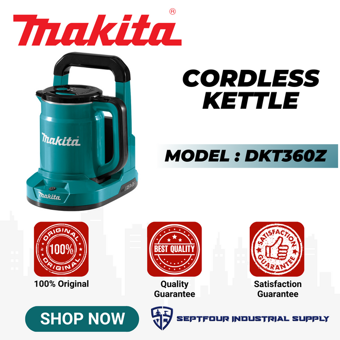 Makita 0.8L Cordless Kettle DKT360Z