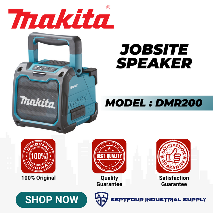 Makita Cordless Bluetooth Jobsite Speaker DMR200
