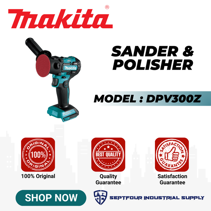 Makita 80mm ( 3-1/8") Cordless Sander Polisher DPV300Z