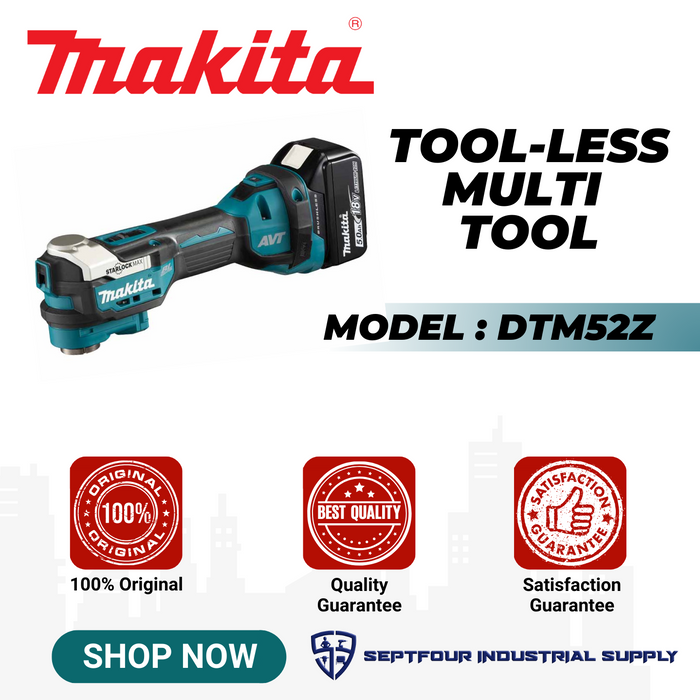 Makita 18V Cordless Toolless Multi Tool DTM52Z