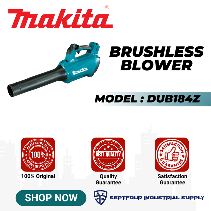 Makita 13.0 m³/min Brushless Cordless Variable Speed Blower DUB184Z
