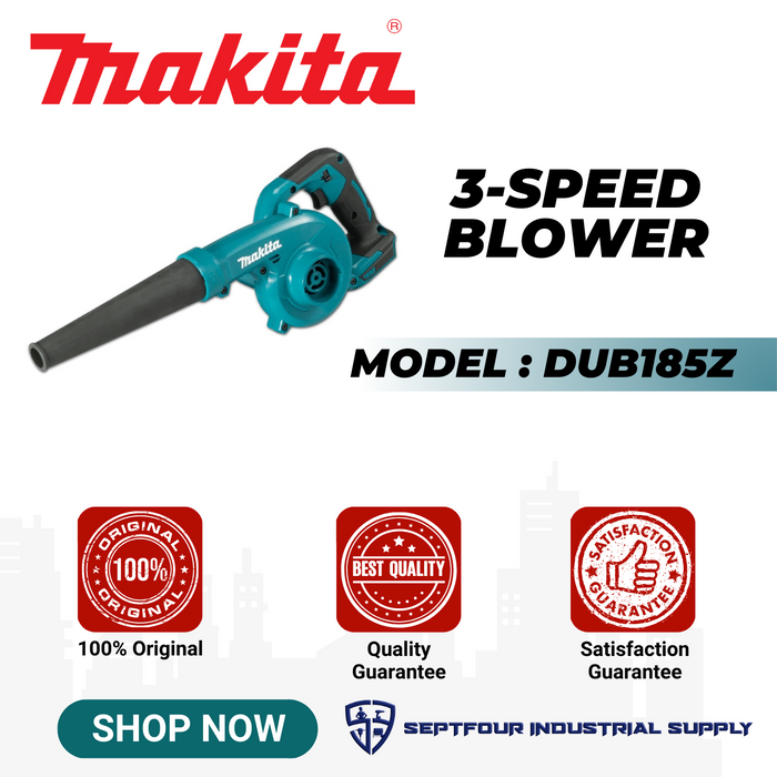Makita 18V Cordless Air Blower DUB185Z — SEPTFOUR INDUSTRIAL SUPPLY
