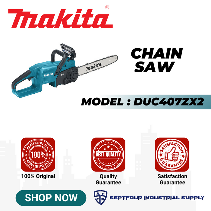 Makita 40cm 16" Cordless Chain Saw DUC407ZX2