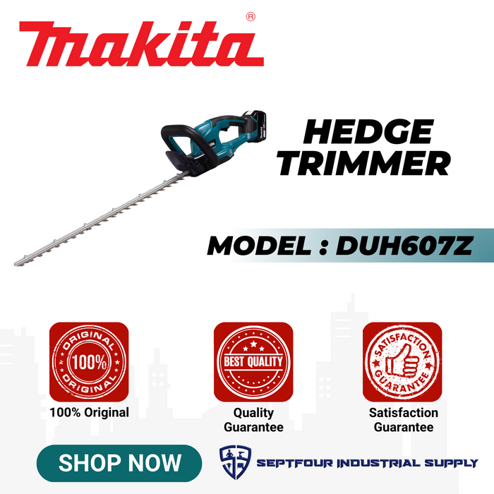 Makita 600mm ( 23-5/8") Cordless Hedge Trimmer DUH607Z