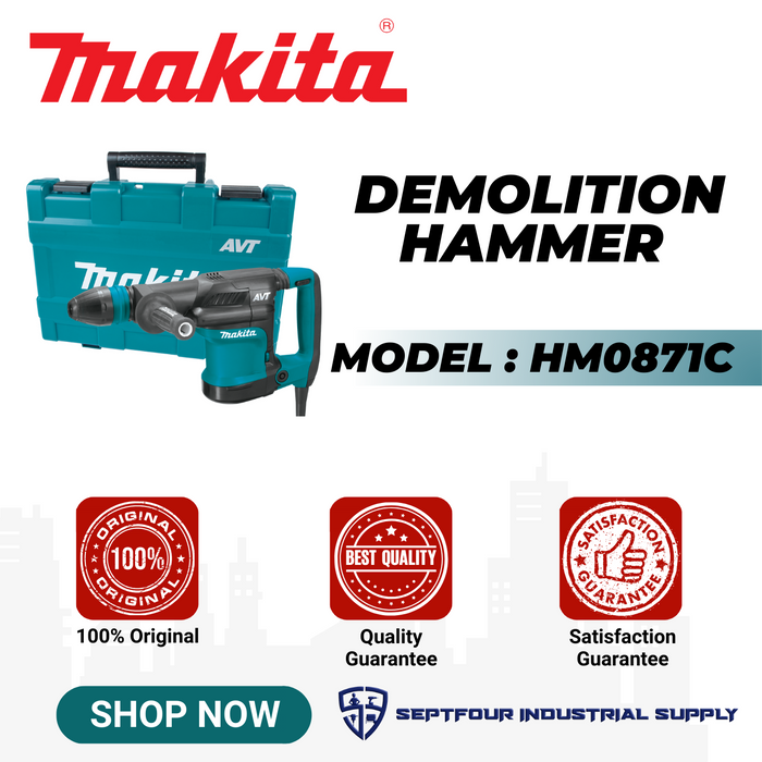 Makita Demolition Hammer HM0871CSET