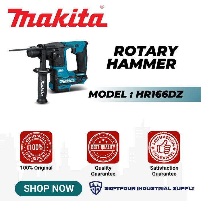 Makita Cordless SDS Plus Rotary Hammer HR166DZ