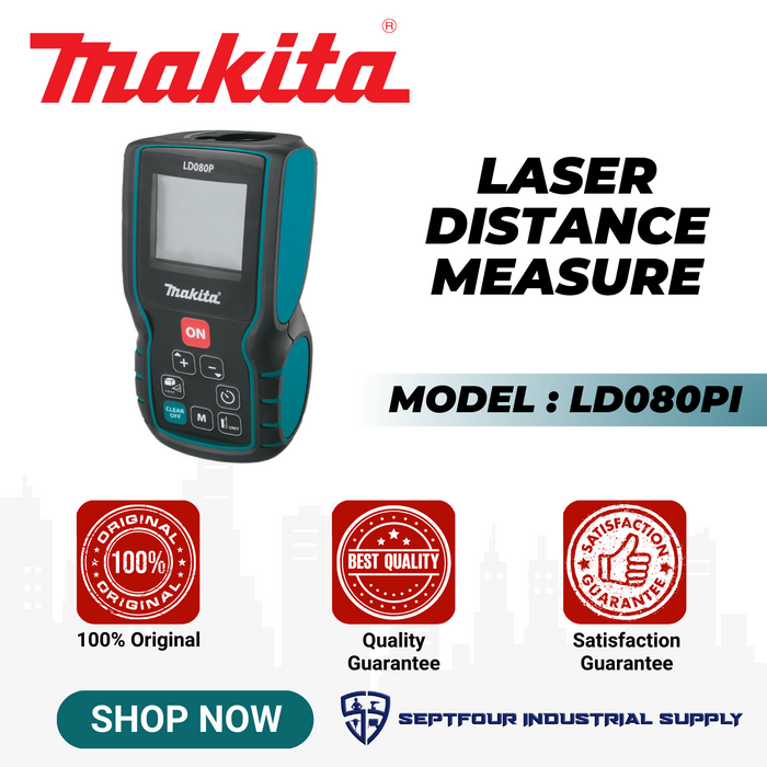 Makita Laser Distance Measure LD080PI