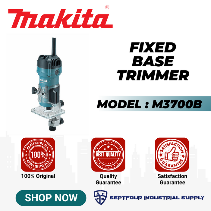Makita 6mm ( 1/4") Trimmer M3700B