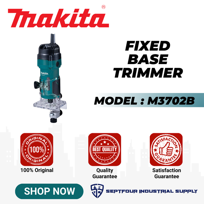 Makita 6mm ( 1/4") Trimmer M3702B