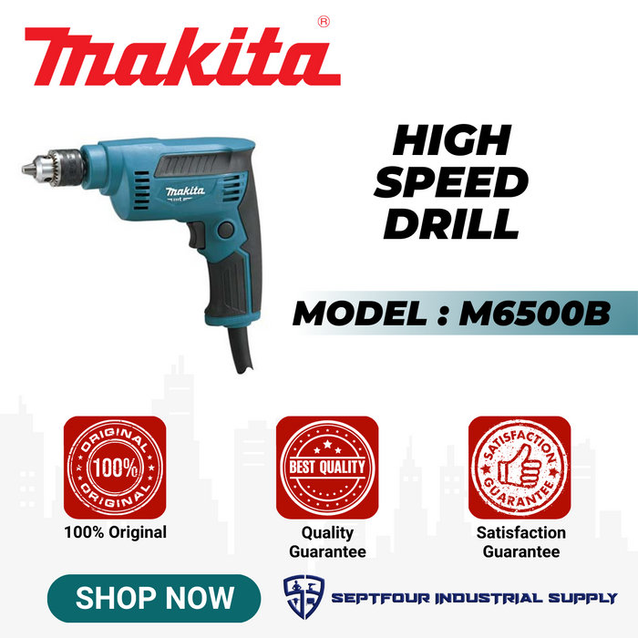 Makita 6.5mm (1/4") High Speed Drill M6500B