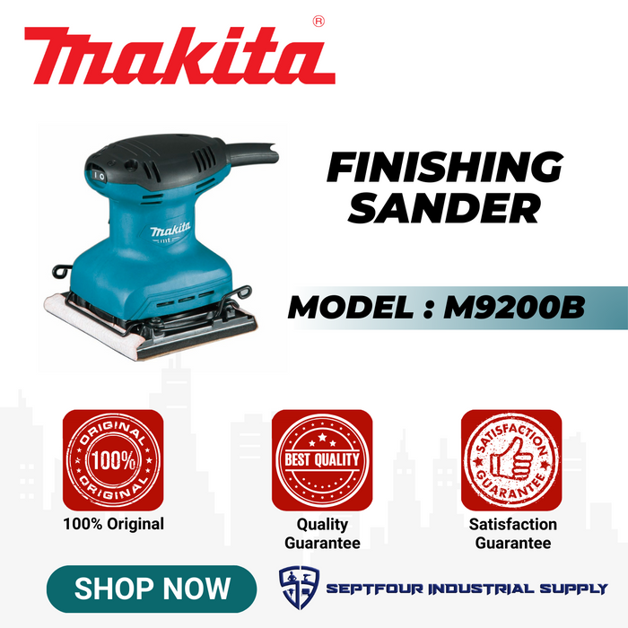 Makita 4-3/8" x 4 Finishing Sander M9200B