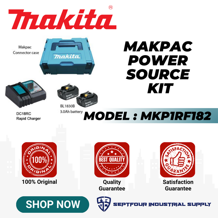 Makita MAKPAC MKP1RF182 Power Source Kit