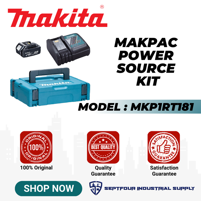 Makita MAKPAC MKP1RT181 Power Source Kit