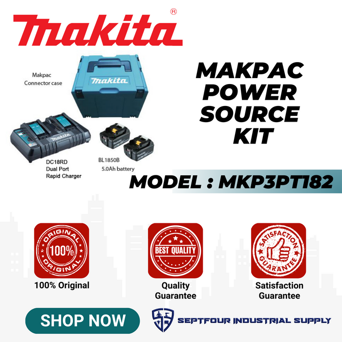 Makita MAKPAC MKP3PT182 Power Source Kit