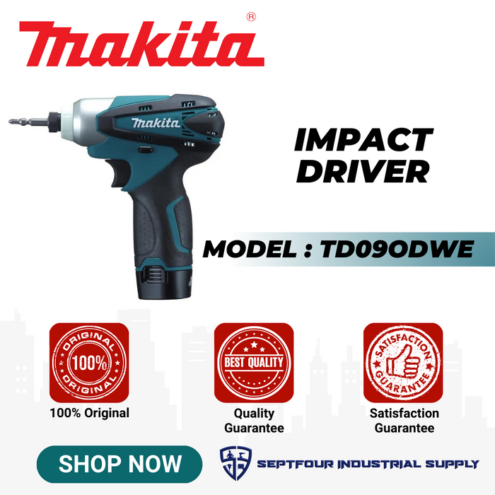 Makita Cordless Impact Driver TD090DWE
